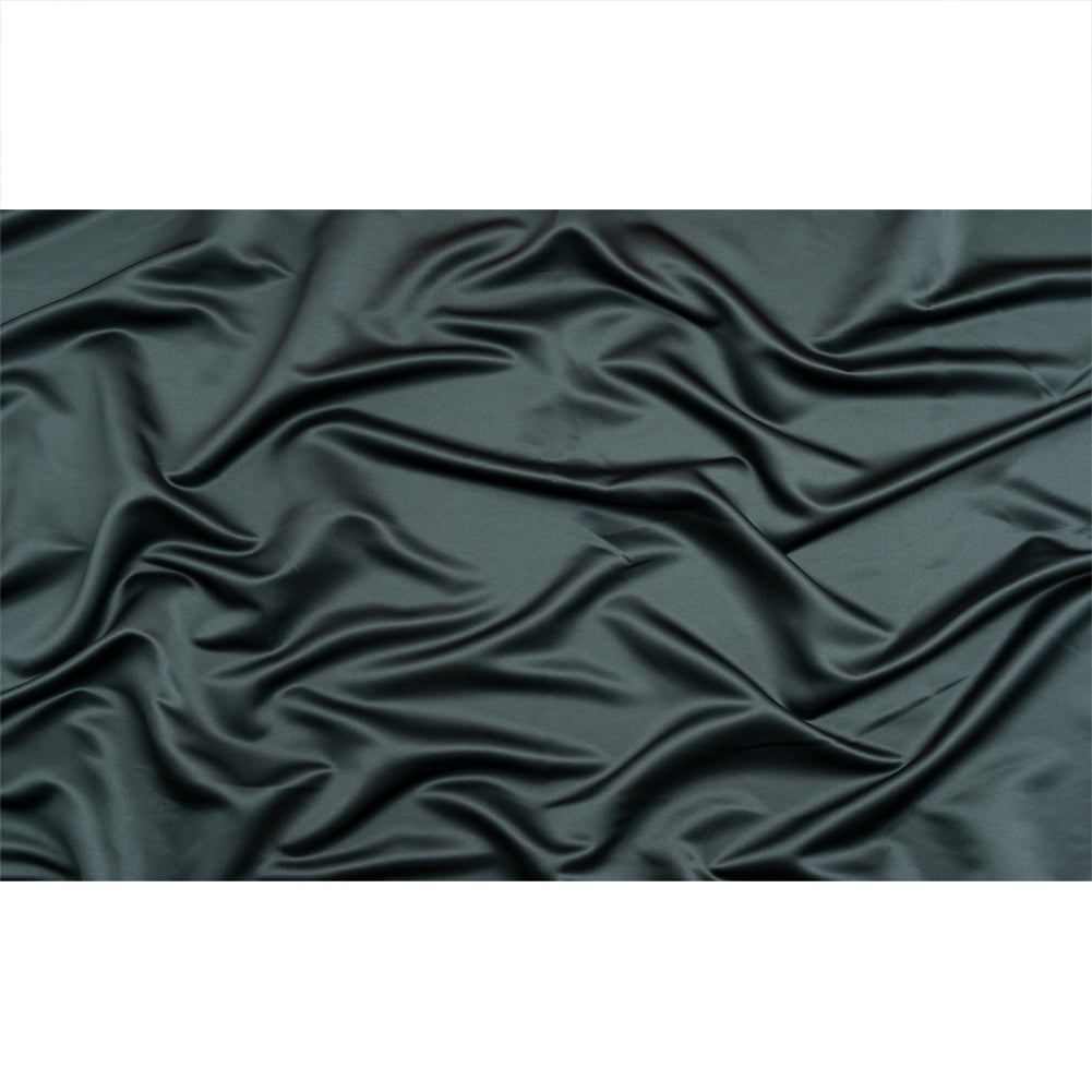 Premium Polyester Satin - Charcoal Gray - Gavia Collection by Mood Premium Polyester Satin - Charcoal Gray - Gavia Collection by Mood