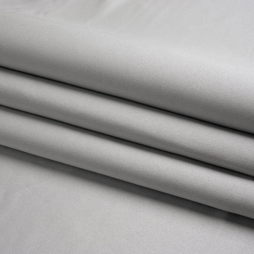 Premium Polyester Satin - Silver - Gavia Collection by Mood Premium Polyester Satin - Silver - Gavia Collection by Mood