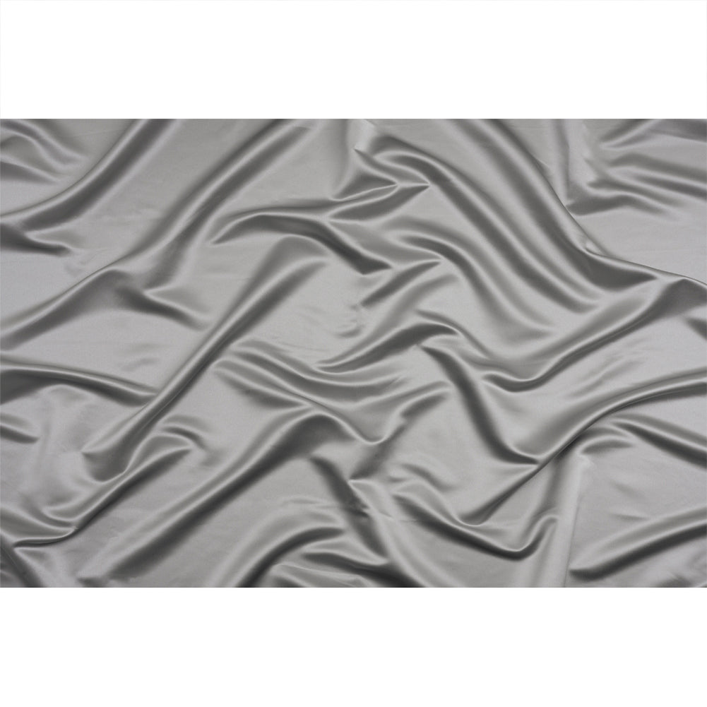 Premium Polyester Satin - Silver - Gavia Collection by Mood Premium Polyester Satin - Silver - Gavia Collection by Mood
