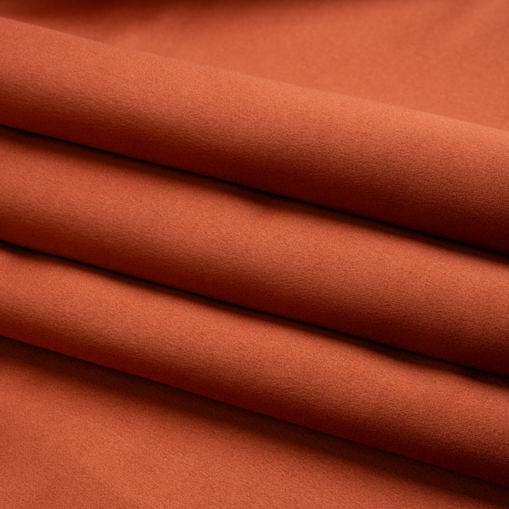 Premium Polyester Satin - Sienna - Gavia Collection by Mood - Folded Premium Polyester Satin - Sienna - Gavia Collection by Mood - Folded