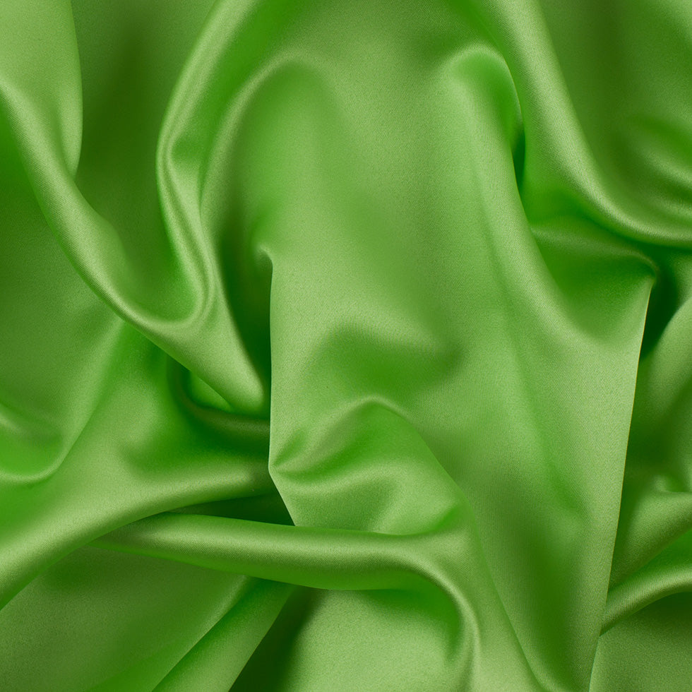 Polyester Satin - Apple Green - Reverie Collection Polyester Satin - Apple Green - Reverie Collection