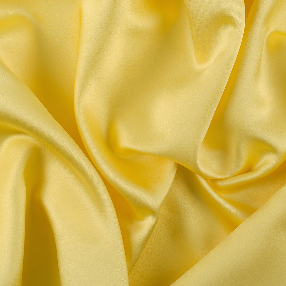 Polyester Satin - Baja Maize Yellow - Reverie Collection Polyester Satin - Baja Maize Yellow - Reverie Collection