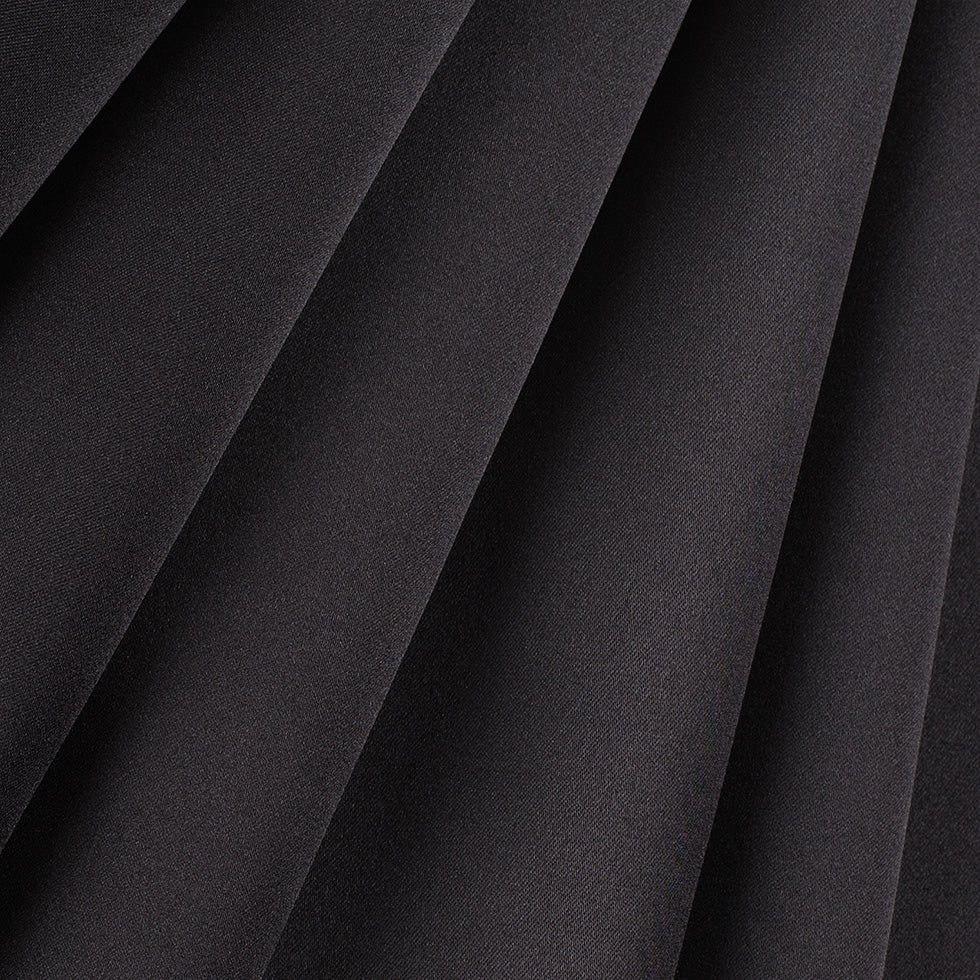 Polyester Satin - Ultra Black - Reverie Collection Polyester Satin - Ultra Black - Reverie Collection