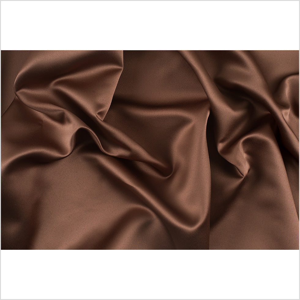 Polyester Satin - Driftwood Brown - Reverie Collection Full Polyester Satin - Driftwood Brown - Reverie Collection Full