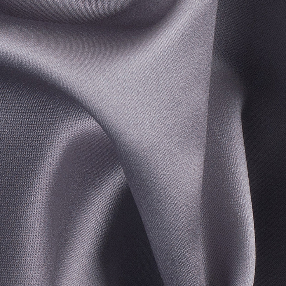 Polyester Satin - Heather Gray - Reverie Collection Detail Polyester Satin - Heather Gray - Reverie Collection Detail