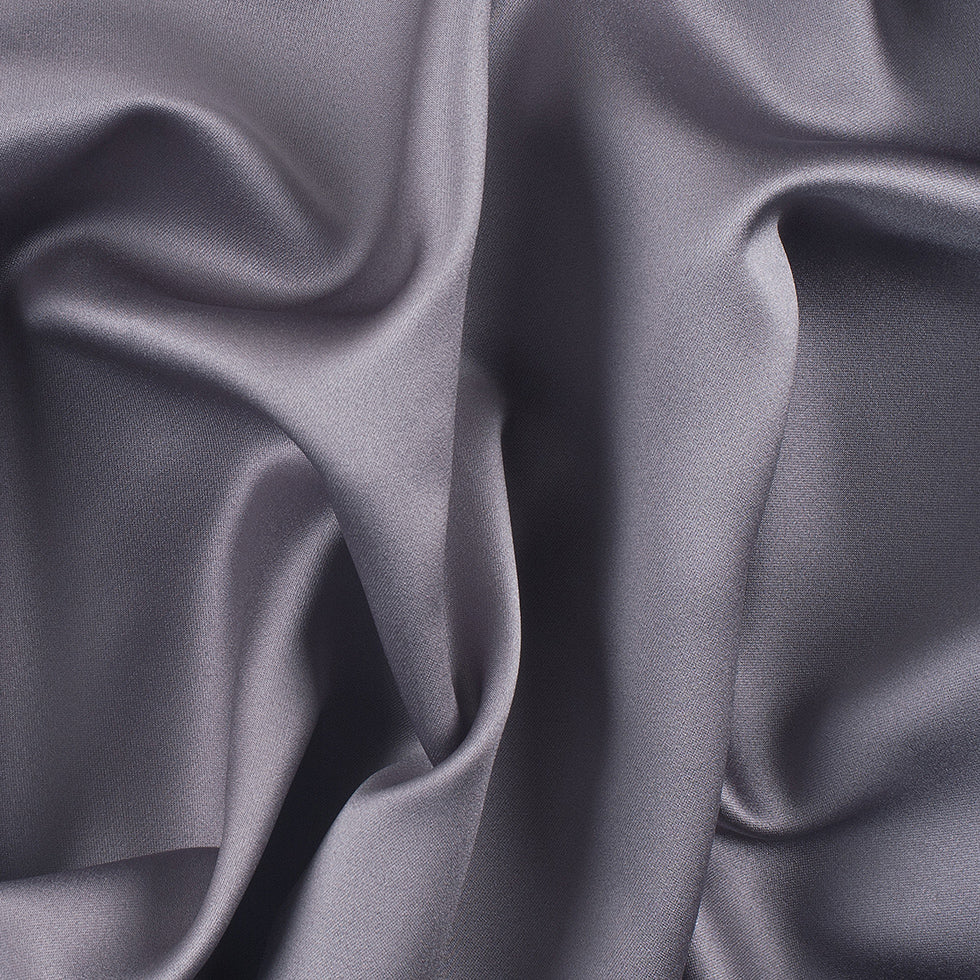 Polyester Satin - Heather Gray - Reverie Collection Polyester Satin - Heather Gray - Reverie Collection