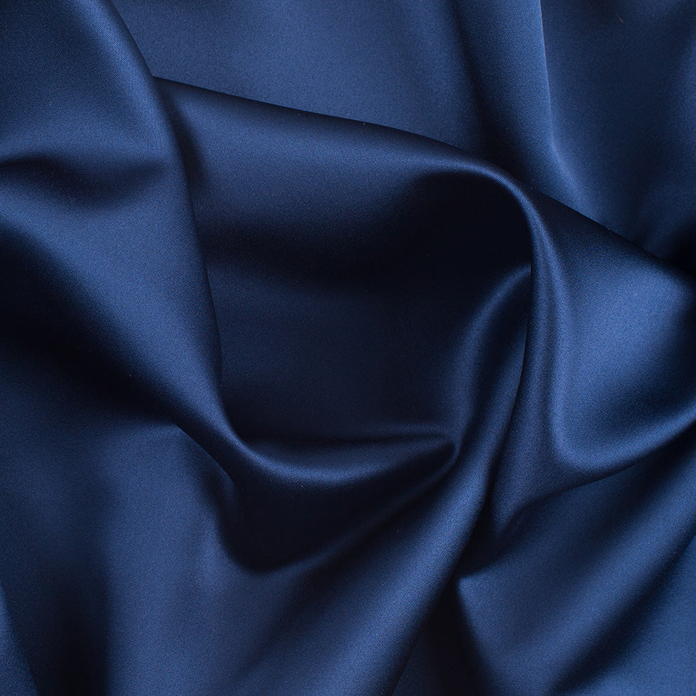 Polyester Satin - Ultra Indigo - Reverie Collection Polyester Satin - Ultra Indigo - Reverie Collection