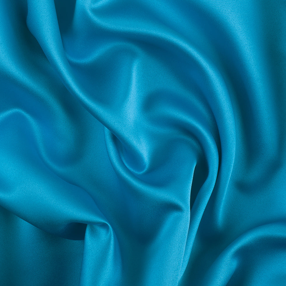 Polyester Satin - Jewel Blue - Reverie Collection Polyester Satin - Jewel Blue - Reverie Collection