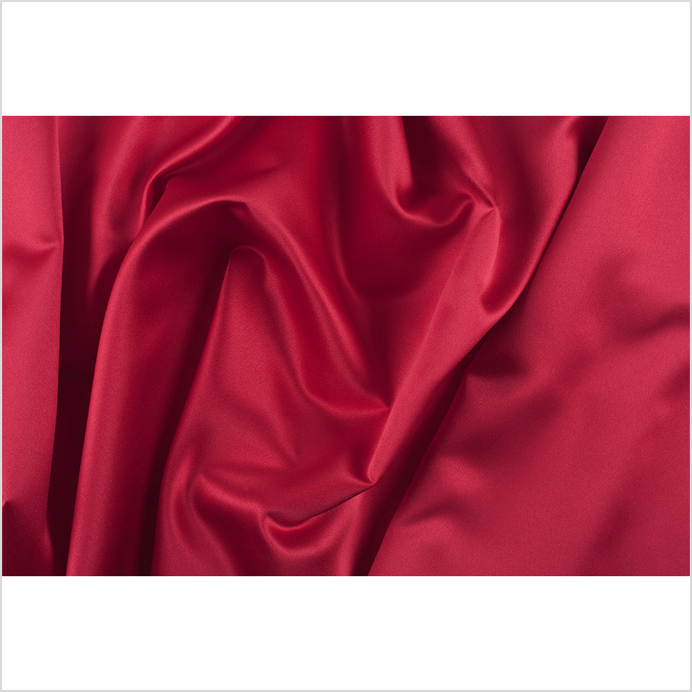 Polyester Satin - Valentine Red - Reverie Collection Polyester Satin - Valentine Red - Reverie Collection