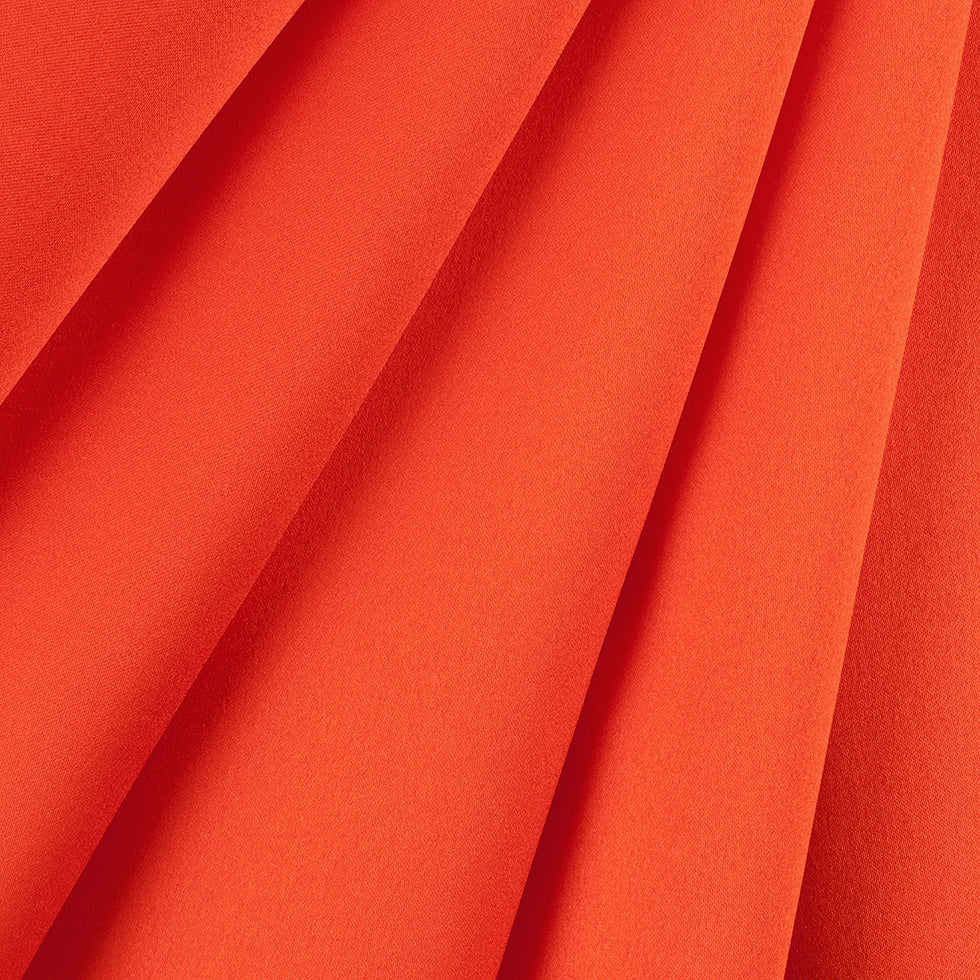 Polyester Satin - Tiger Lily - Reverie Collection Folded Polyester Satin - Tiger Lily - Reverie Collection Folded