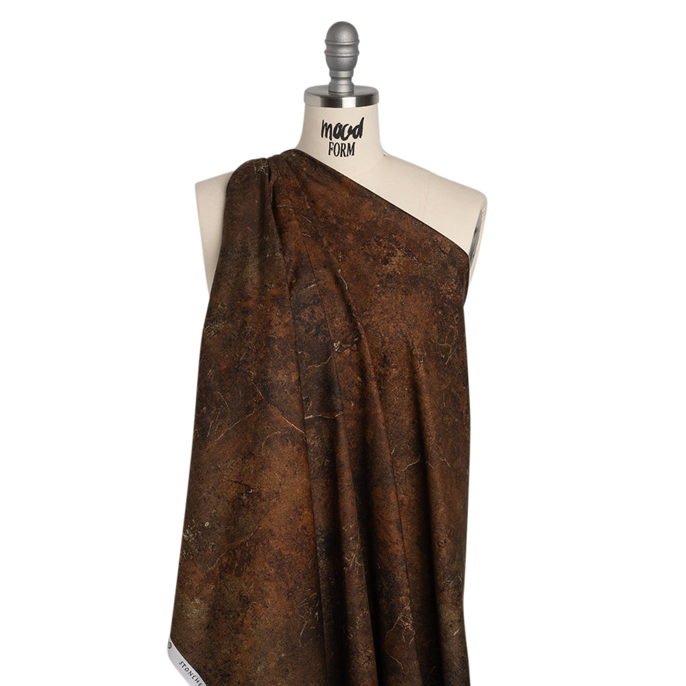 Stonehenge Quilting Cotton by Northcott - Canyon Sienna Marble Abstract - Gradations II Collection - Drape Stonehenge Quilting Cotton by Northcott - Canyon Sienna Marble Abstract - Gradations II Collection - Drape