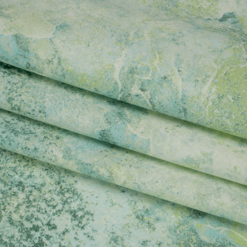 Stonehenge Quilting Cotton by Northcott - Blue Planet Light Quartz Abstract - Gradations II Collection - Folded Stonehenge Quilting Cotton by Northcott - Blue Planet Light Quartz Abstract - Gradations II Collection - Folded