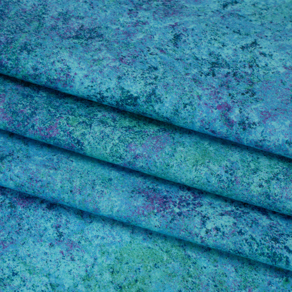 Stonehenge Quilting Cotton by Northcott - Midnight Slate Abstract - Gradations II Collection - Folded Stonehenge Quilting Cotton by Northcott - Midnight Slate Abstract - Gradations II Collection - Folded