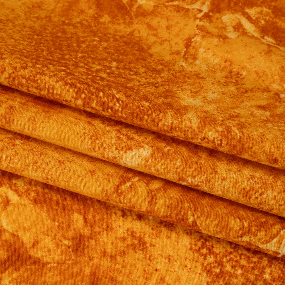 Stonehenge Quilting Cotton by Northcott - Pumpkin Spice Abstract Texture - Basics Collection - Folded Stonehenge Quilting Cotton by Northcott - Pumpkin Spice Abstract Texture - Basics Collection - Folded