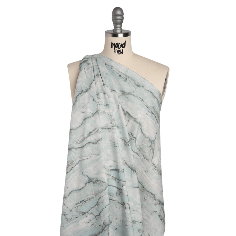 Stonehenge Quilting Cotton by Northcott - Prussian Marble 1 Abstract Cracked Stone - Surfaces Collection - Drape Stonehenge Quilting Cotton by Northcott - Prussian Marble 1 Abstract Cracked Stone - Surfaces Collection - Drape