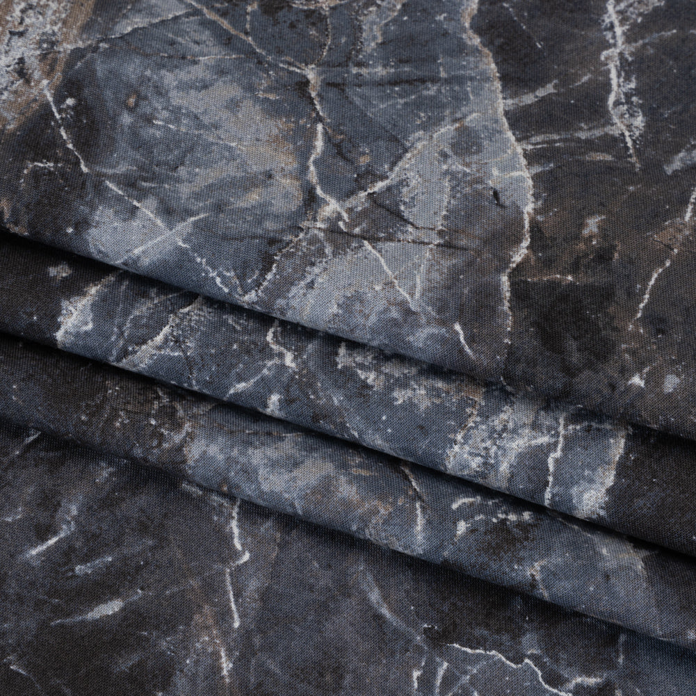 Stonehenge Quilting Cotton by Northcott - Cool Gray Marble 6 Stone Crackle - Surfaces Collection - Folded Stonehenge Quilting Cotton by Northcott - Cool Gray Marble 6 Stone Crackle - Surfaces Collection - Folded