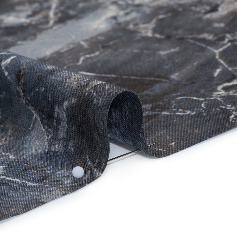 Stonehenge Quilting Cotton by Northcott - Cool Gray Marble 6 Stone Crackle - Surfaces Collection - Detail Stonehenge Quilting Cotton by Northcott - Cool Gray Marble 6 Stone Crackle - Surfaces Collection - Detail