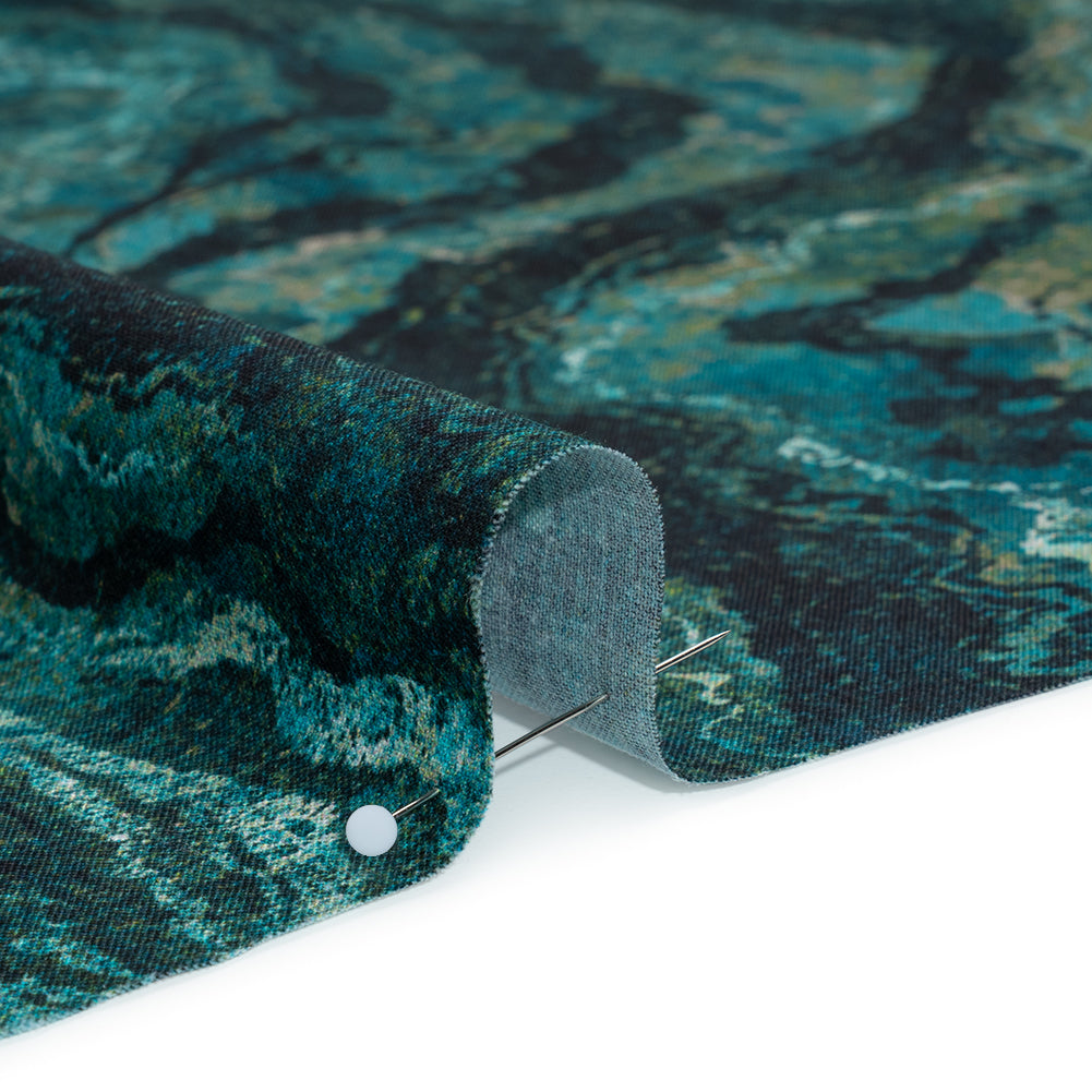 Stonehenge Quilting Cotton by Northcott - Blue Planet Swirling Lines Gradient - Ombre II Collection - Detail Stonehenge Quilting Cotton by Northcott - Blue Planet Swirling Lines Gradient - Ombre II Collection - Detail