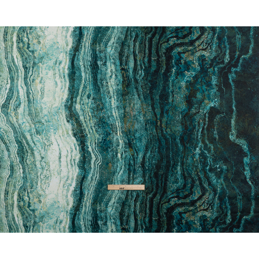 Stonehenge Quilting Cotton by Northcott - Blue Planet Swirling Lines Gradient - Ombre II Collection - Full Stonehenge Quilting Cotton by Northcott - Blue Planet Swirling Lines Gradient - Ombre II Collection - Full