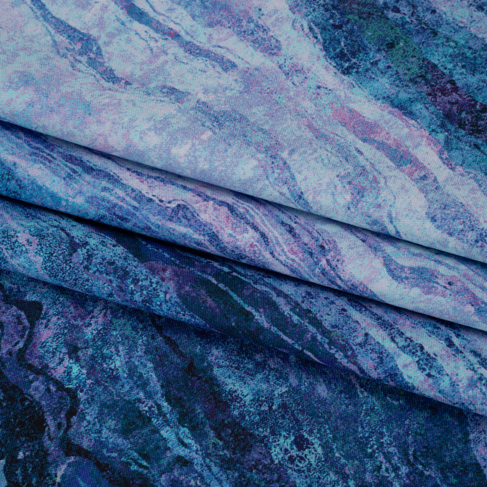 Stonehenge Wide Backing Quilting Cotton by Northcott - Twilight Swirling Lines Gradient, 108" Width - Ombre Wide Backing II Collection - Folded Stonehenge Wide Backing Quilting Cotton by Northcott - Twilight Swirling Lines Gradient, 108" Width - Ombre Wide Backing II Collection - Folded