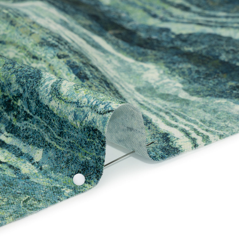 Stonehenge Wide Backing Quilting Cotton by Northcott - Blue Planet Swirling Lines Gradient, 108" Width - Ombre Wide Backing II Collection Stonehenge Wide Backing Quilting Cotton by Northcott - Blue Planet Swirling Lines Gradient, 108" Width - Ombre Wide Backing II Collection