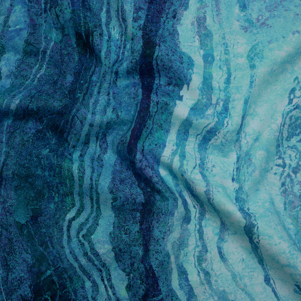 Stonehenge Wide Backing Quilting Cotton by Northcott - Midnight Swirling Lines Gradient, 108" Width - Ombre Wide Backing II Collection Stonehenge Wide Backing Quilting Cotton by Northcott - Midnight Swirling Lines Gradient, 108" Width - Ombre Wide Backing II Collection