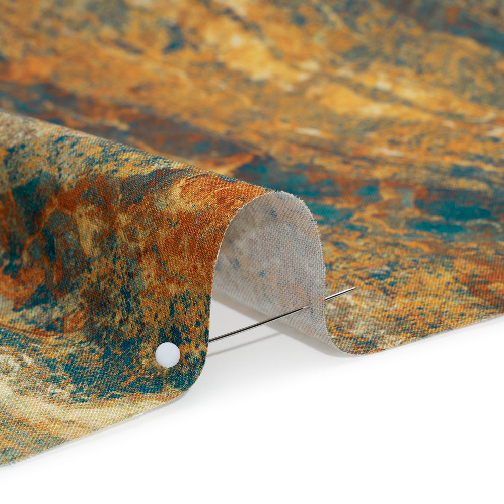 Stonehenge Wide Backing Quilting Cotton by Northcott - Oxidized Copper Swirling Lines Gradient, 108" Width - Ombre Wide Backing II Collection Stonehenge Wide Backing Quilting Cotton by Northcott - Oxidized Copper Swirling Lines Gradient, 108" Width - Ombre Wide Backing II Collection