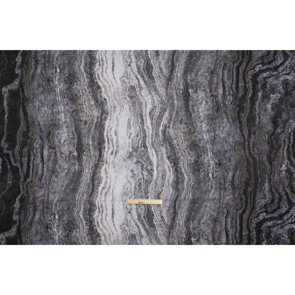 Stonehenge Wide Backing Quilting Cotton by Northcott - Graphite Swirling Lines Gradient, 108" Width - Ombre Wide Backing II Collection - Full Stonehenge Wide Backing Quilting Cotton by Northcott - Graphite Swirling Lines Gradient, 108" Width - Ombre Wide Backing II Collection - Full