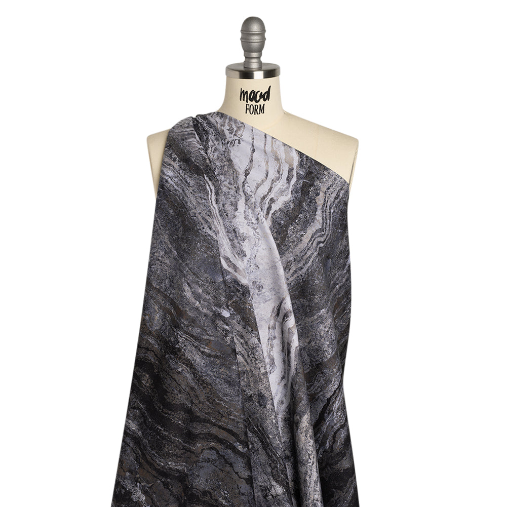 Stonehenge Wide Backing Quilting Cotton by Northcott - Graphite Swirling Lines Gradient, 108" Width - Ombre Wide Backing II Collection - Drape Stonehenge Wide Backing Quilting Cotton by Northcott - Graphite Swirling Lines Gradient, 108" Width - Ombre Wide Backing II Collection - Drape