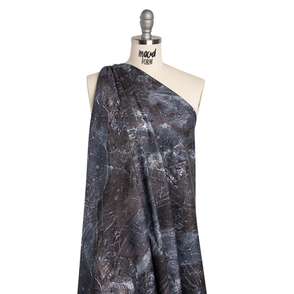 Stonehenge Wide Backing Quilting Cotton by Northcott - Cool Gray Marble 6 Stone Crackle, 108" Width - Surfaces Wide Backing Collection - Drape Stonehenge Wide Backing Quilting Cotton by Northcott - Cool Gray Marble 6 Stone Crackle, 108" Width - Surfaces Wide Backing Collection - Drape