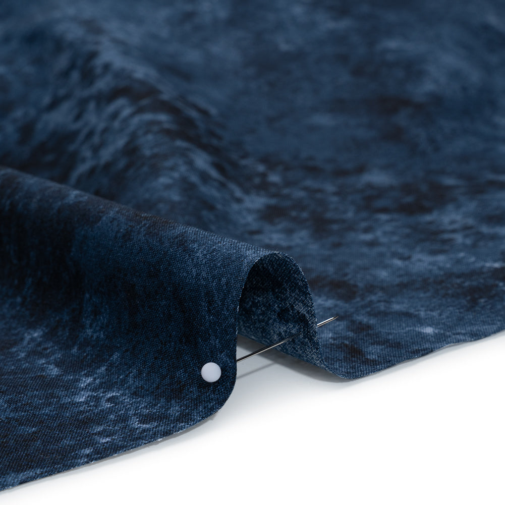 Stonehenge Wide Backing Quilting Cotton by Northcott, 108" Wide - Navy Abstract - Basics Wide Backing Collection - Detail Stonehenge Wide Backing Quilting Cotton by Northcott, 108" Wide - Navy Abstract - Basics Wide Backing Collection - Detail