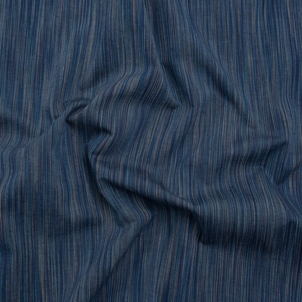 Woven Quilting Cotton Fabric by FIGO Studio - Denim Striated - Space Dye Collection Woven Quilting Cotton Fabric by FIGO Studio - Denim Striated - Space Dye Collection