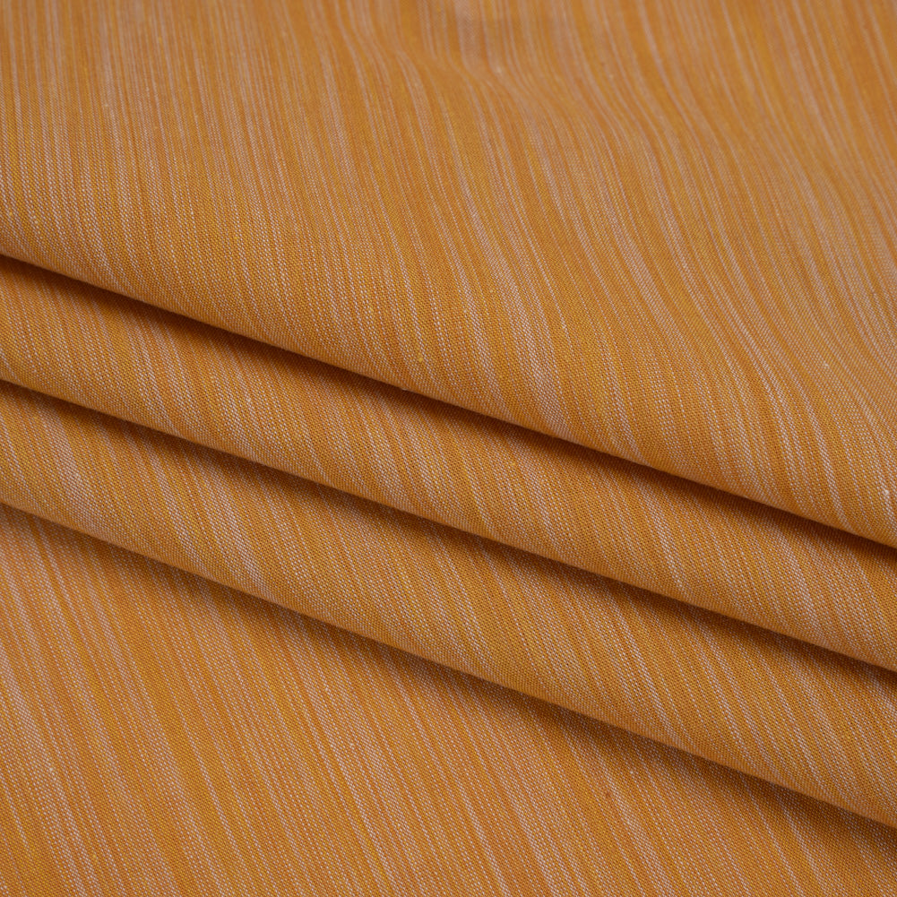 Woven Quilting Cotton Fabric by FIGO Studio - Tangerine Striated - Space Dye Collection - Folded Woven Quilting Cotton Fabric by FIGO Studio - Tangerine Striated - Space Dye Collection - Folded