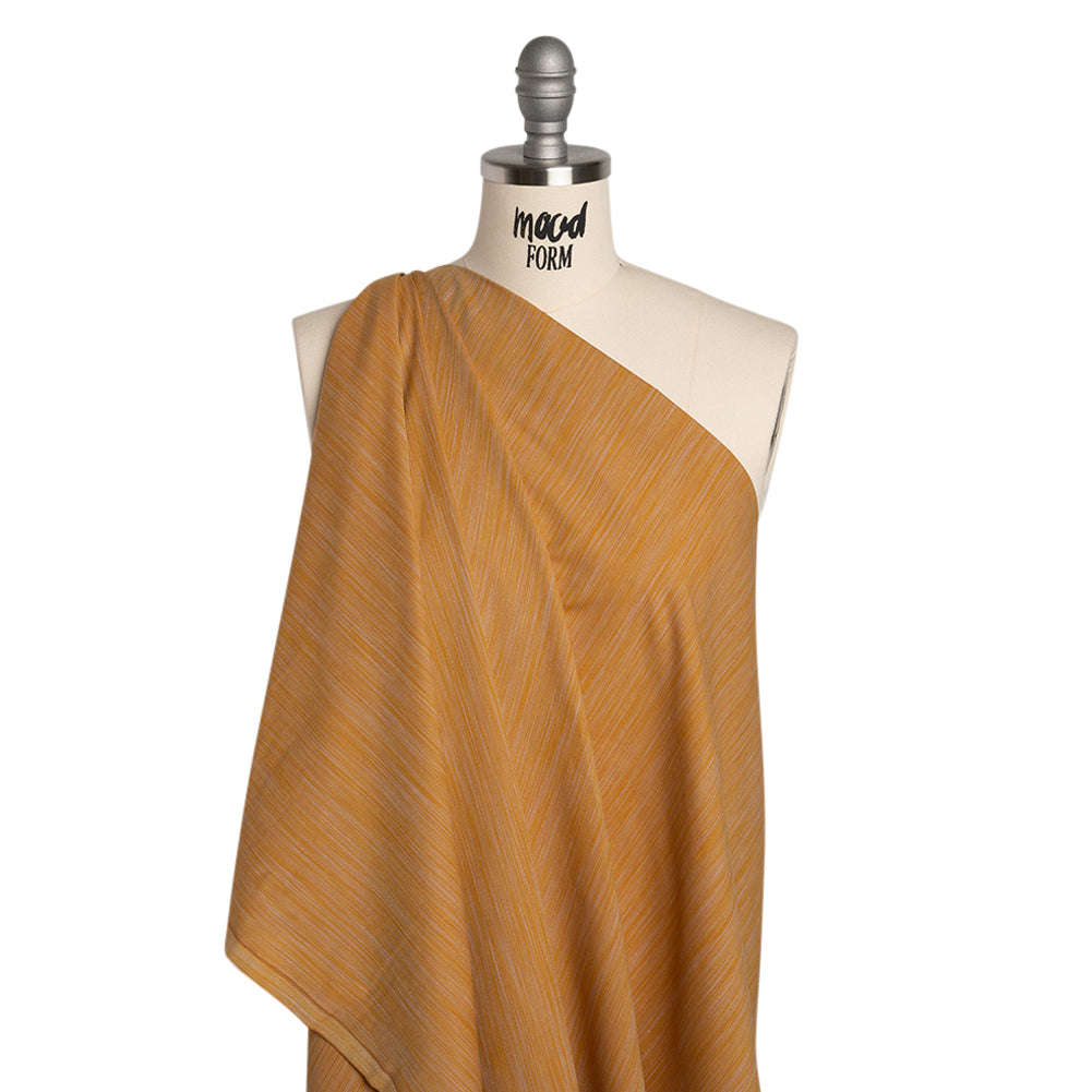 Woven Quilting Cotton Fabric by FIGO Studio - Tangerine Striated - Space Dye Collection - Drape Woven Quilting Cotton Fabric by FIGO Studio - Tangerine Striated - Space Dye Collection - Drape