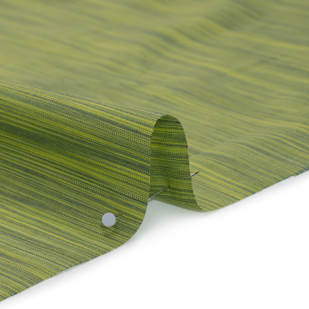 Woven Quilting Cotton Fabric by FIGO Studio - Pistachio Striated - Space Dye Collection - Detail Woven Quilting Cotton Fabric by FIGO Studio - Pistachio Striated - Space Dye Collection - Detail