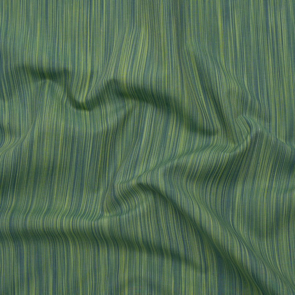 Woven Quilting Cotton Fabric by FIGO Studio - Green Striated - Space Dye Collection Woven Quilting Cotton Fabric by FIGO Studio - Green Striated - Space Dye Collection