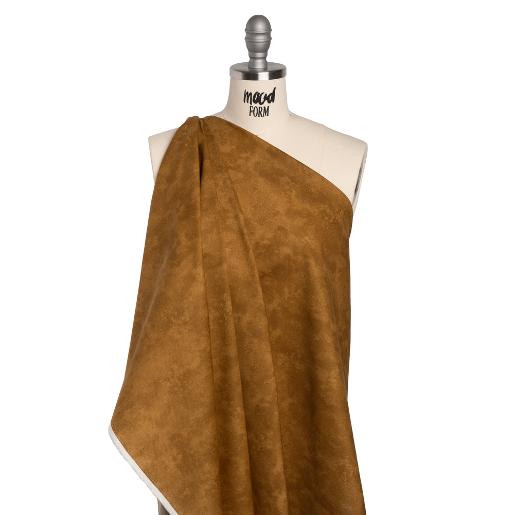 Printed Quilting Cotton by Deborah Edwards Northcott Studio - Mocha Fresco Texture - Toscana Collection - Folded Printed Quilting Cotton by Deborah Edwards Northcott Studio - Mocha Fresco Texture - Toscana Collection - Folded