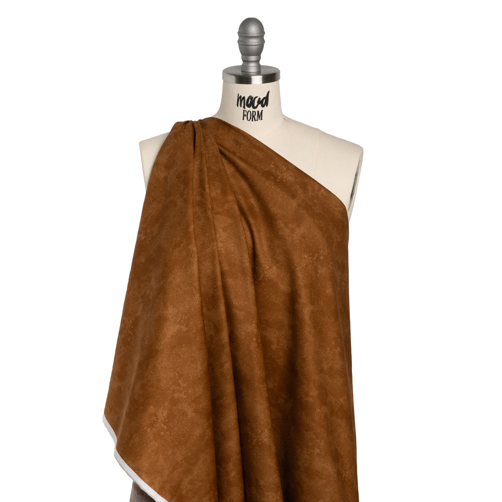 Printed Quilting Cotton by Deborah Edwards Northcott Studio - Cinnamon Fresco Texture - Toscana Collection - Folded Printed Quilting Cotton by Deborah Edwards Northcott Studio - Cinnamon Fresco Texture - Toscana Collection - Folded