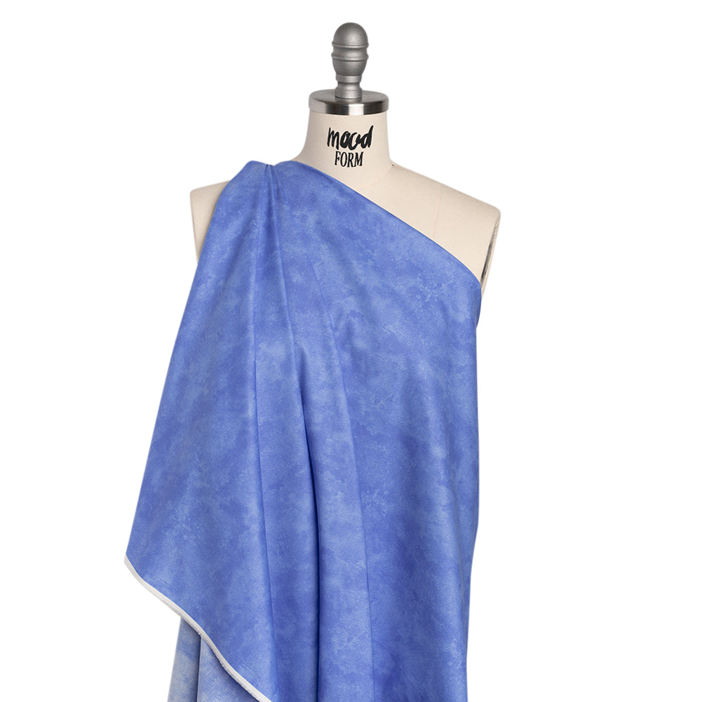 Printed Quilting Cotton by Deborah Edwards Northcott Studio - Cornflower Fresco Texture - Toscana Collection Folded Printed Quilting Cotton by Deborah Edwards Northcott Studio - Cornflower Fresco Texture - Toscana Collection Folded