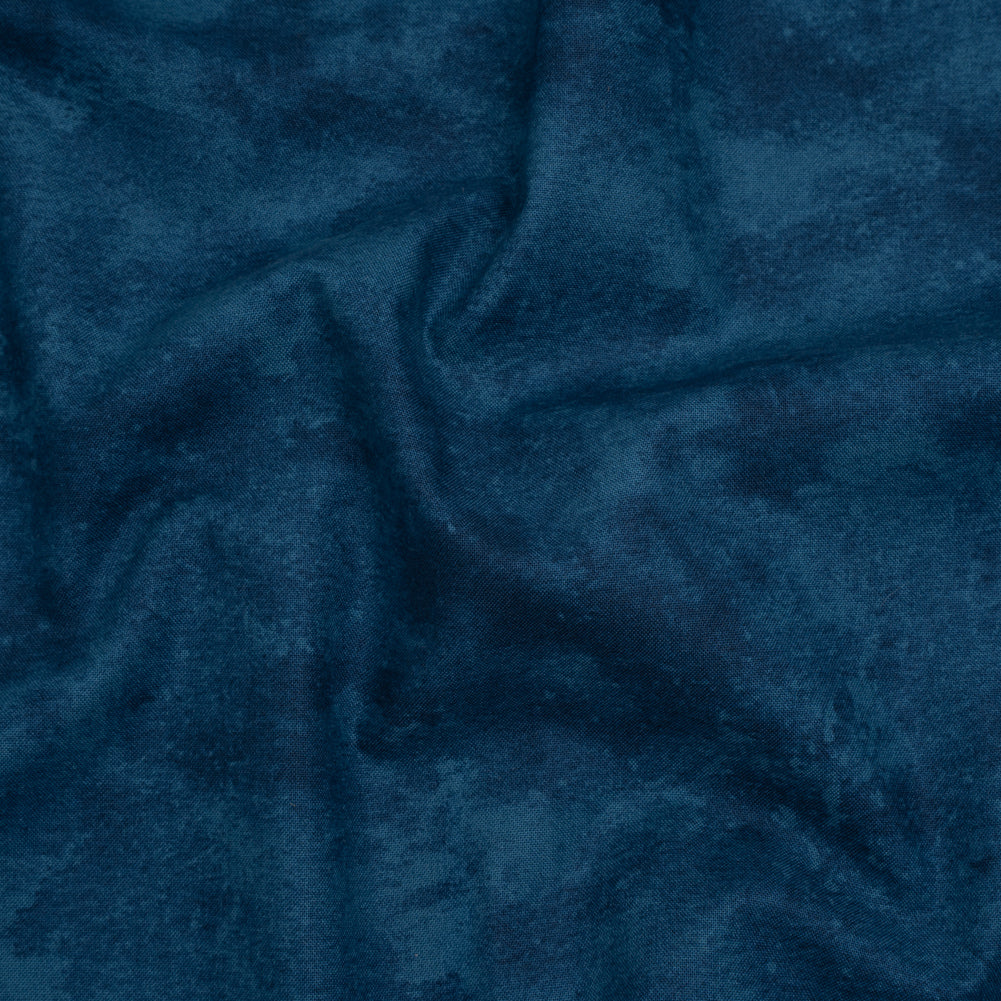 Printed Quilting Cotton by Deborah Edwards Northcott Studio - Moody Blues Fresco Texture - Toscana Collection - Drape Printed Quilting Cotton by Deborah Edwards Northcott Studio - Moody Blues Fresco Texture - Toscana Collection - Drape