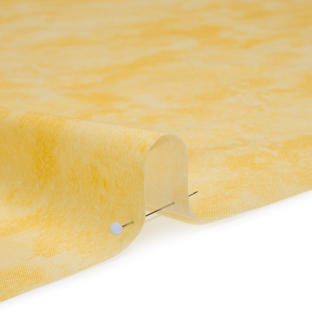 Printed Quilting Cotton by Deborah Edwards Northcott Studio - Custard Fresco Texture - Toscana Collection Printed Quilting Cotton by Deborah Edwards Northcott Studio - Custard Fresco Texture - Toscana Collection