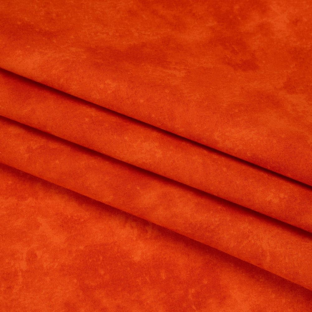 Printed Quilting Cotton by Deborah Edwards Northcott Studio - Fire Coral Fresco Texture - Toscana Collection Detail Printed Quilting Cotton by Deborah Edwards Northcott Studio - Fire Coral Fresco Texture - Toscana Collection Detail