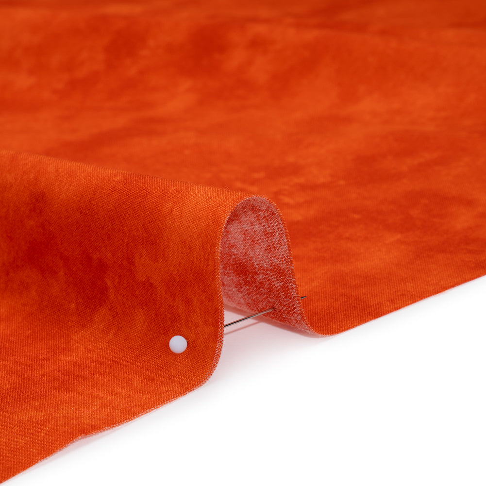 Printed Quilting Cotton by Deborah Edwards Northcott Studio - Fire Coral Fresco Texture - Toscana Collection Full Printed Quilting Cotton by Deborah Edwards Northcott Studio - Fire Coral Fresco Texture - Toscana Collection Full