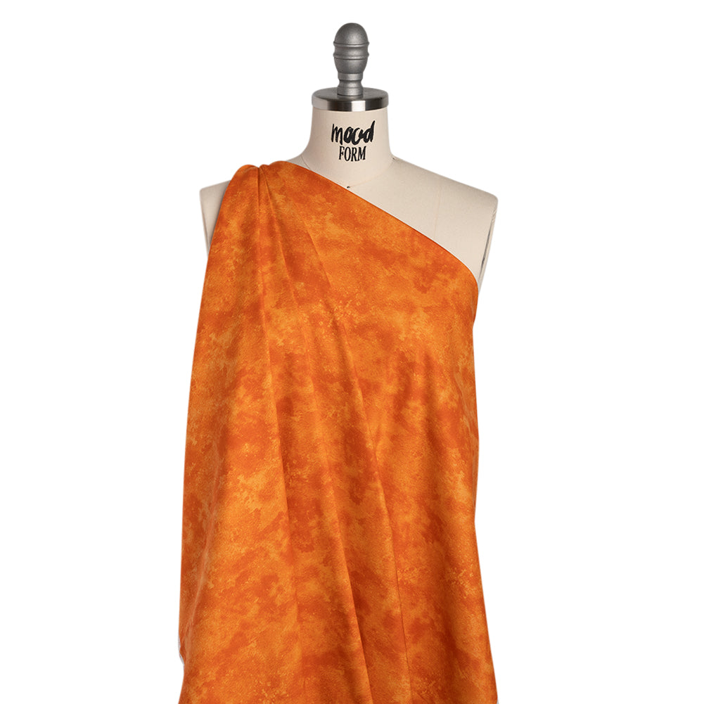 Printed Quilting Cotton by Deborah Edwards Northcott Studio - Tangerine Tango Fresco Texture - Toscana Collection Printed Quilting Cotton by Deborah Edwards Northcott Studio - Tangerine Tango Fresco Texture - Toscana Collection