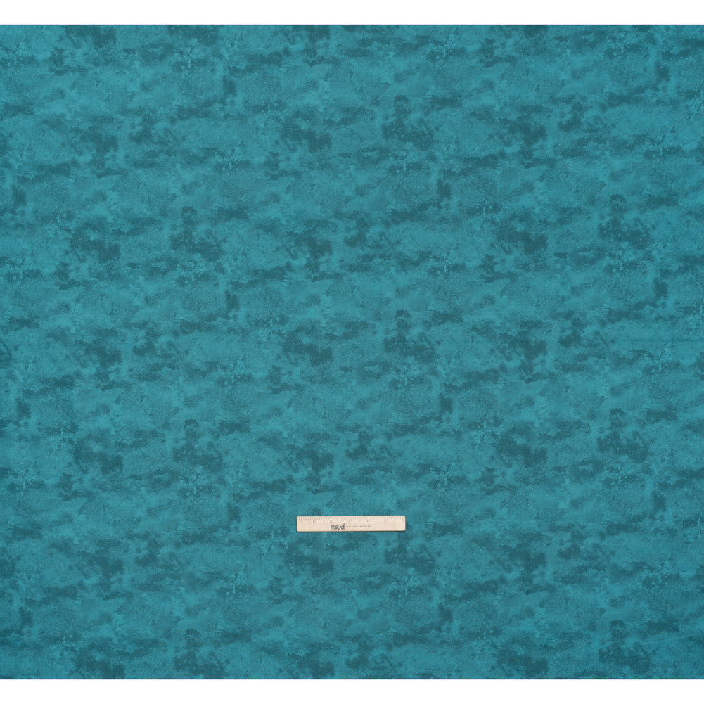 Printed Quilting Cotton by Deborah Edwards Northcott Studio - Teal Fresco Texture - Toscana Collection - Full - Image 6 of 7 Printed Quilting Cotton by Deborah Edwards Northcott Studio - Teal Fresco Texture - Toscana Collection - Full - Image 6 of 7