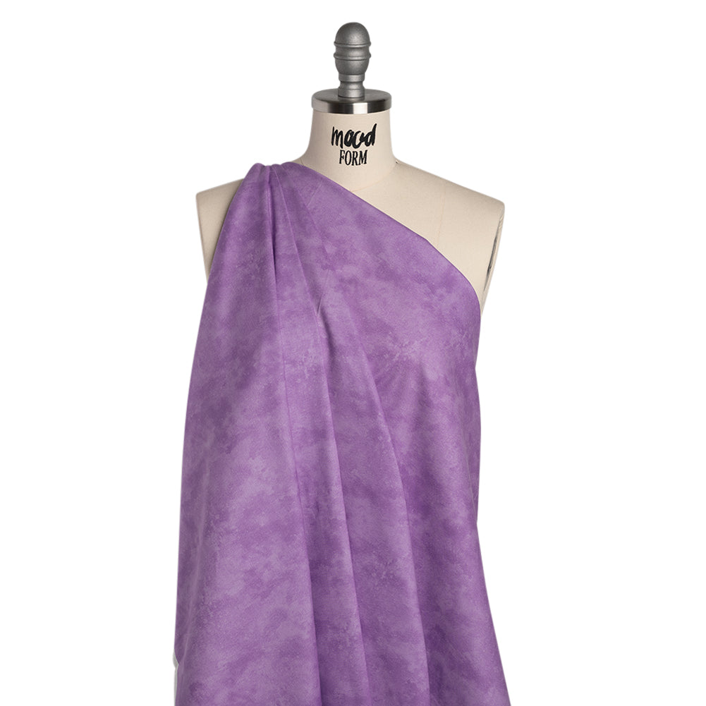 Printed Quilting Cotton by Deborah Edwards Northcott Studio - Lilac Fresco Texture - Toscana Collection Folded Printed Quilting Cotton by Deborah Edwards Northcott Studio - Lilac Fresco Texture - Toscana Collection Folded