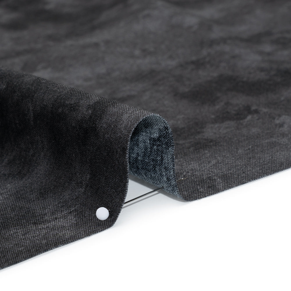 Printed Quilting Cotton by Deborah Edwards Northcott Studio - Graphite Fresco Texture - Toscana Collection Full Printed Quilting Cotton by Deborah Edwards Northcott Studio - Graphite Fresco Texture - Toscana Collection Full