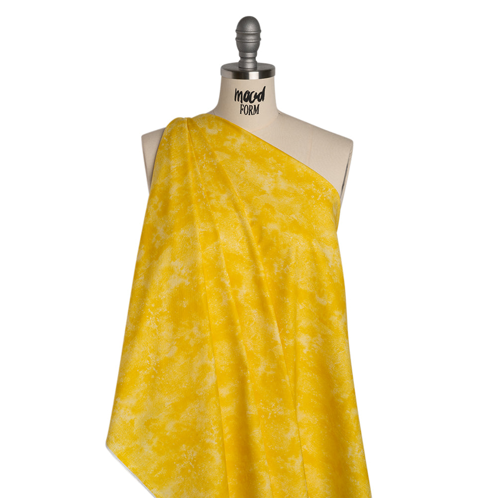 Printed Quilting Cotton by Deborah Edwards Northcott Studio - Lemoncello Fresco Texture - Toscana Collection - Folded Printed Quilting Cotton by Deborah Edwards Northcott Studio - Lemoncello Fresco Texture - Toscana Collection - Folded