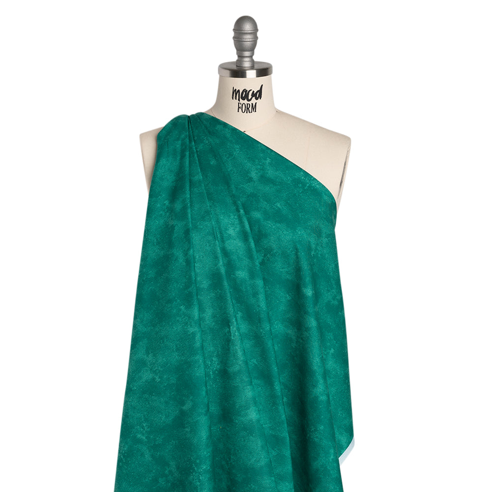 Printed Quilting Cotton by Deborah Edwards Northcott Studio - Jade Fresco Texture - Toscana Collection Printed Quilting Cotton by Deborah Edwards Northcott Studio - Jade Fresco Texture - Toscana Collection