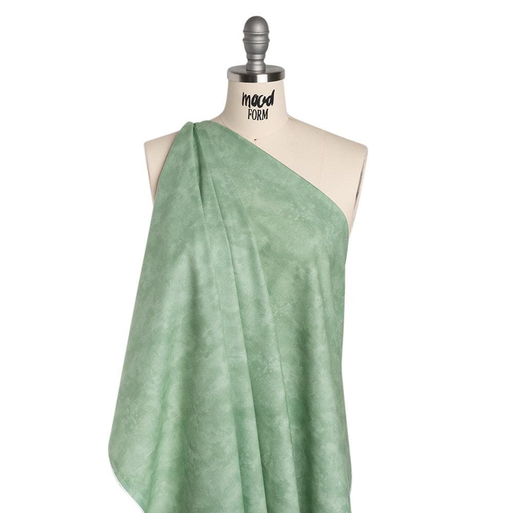 Printed Quilting Cotton by Deborah Edwards Northcott Studio - Sage Fresco Texture - Toscana Collection - Folded Printed Quilting Cotton by Deborah Edwards Northcott Studio - Sage Fresco Texture - Toscana Collection - Folded